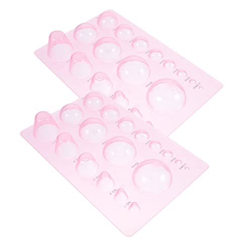 PartyKindom 2stücke Papier Quilling Werkzeug Halbkugel Dome Quilling Platte DIY Bastelwerkzeug Stereoskopische Papercraft Formen Robuste Kunststoffplatten Für von PartyKindom