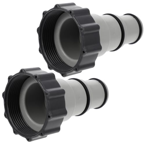 PartyKindom 2 Stück Poolschlauch Adapter Schnelle Verbindung für Pool Schläuche Hochwertiger Installieren für Poolpumpen und Skimmer von PartyKindom