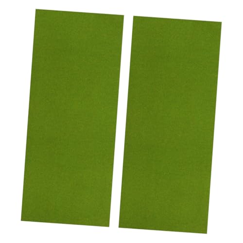 PartyKindom 2 Stück Rasenpapier Modellmaterial Kunstrasen Outdoor Kunstrasen Rasenpapier Landschaftsmodell Grasmatte Kunstrasenmatte Kunstrasenteppich Kunstzuggras Eisenbahndekor von PartyKindom