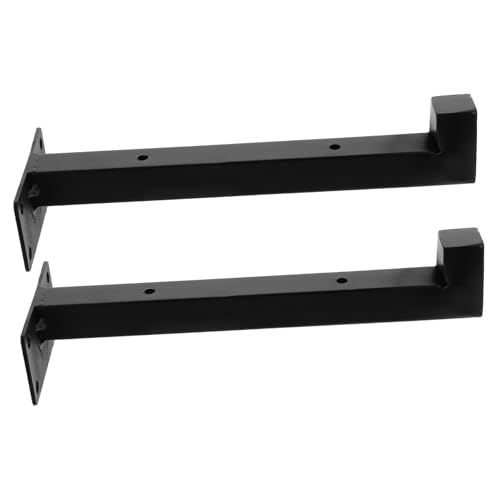 PartyKindom 2 Stück Regalhalterungen Schwerlast Wandhalterung Dreieckige Wandregal Träger Tragfähig Rostfrei für DIY Schweberegal Lagerung Wohnzimmer Küche von PartyKindom
