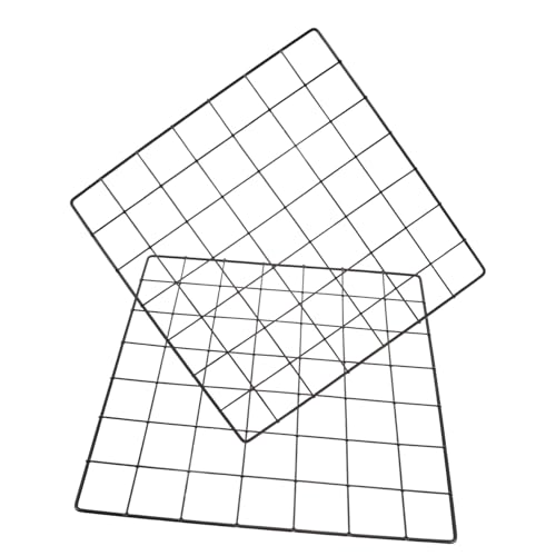 PartyKindom 2 Stück Schwarzes Eisenrahmen Multifunktionales Wandregal und Foto Organizer Dekoratives Drahtgitter für Wohnzimmer Schlafzimmer Büro und Küche zur Kreativen Wandgestaltung PartyKindom 2 Stück Schwarzes Eisenrahmen Multifunktionales Wandregal und Foto Organizer Dekoratives Drahtgitter für Wohnzimmer Schlafzimmer Büro und Küche zur Kreativen Wandgestaltung von PartyKindom