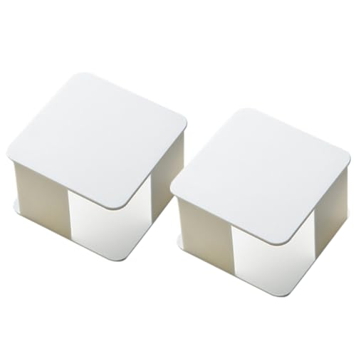 PartyKindom 2 Stück Selbstklebender Bohrfreier Schwammhalter mit Ablauflöchern Wandmontage Spültuchhalter für Küchenspüle und Bad Abnehmbar Schnelltrocknend Platzsparendes Aufbewahrungsregal von PartyKindom