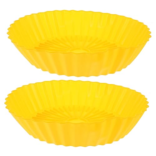 PartyKindom 2stücke Air Fryer Liner Wiederverwendbare Backform Für Heißluftfritteuse Antihaftbeschichtet Und Leicht Zu Reinigen Geeignet Für Backen Und Dämpfen Farbiges Design von PartyKindom