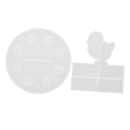PartyKindom 2 Stück Silikonform Kleine Hühnerhalter DIY Bastelset für Schmuck und Dekoration Flexible Handliche Aufbewahrungsregal Form für Kreative Epoxidharz und Harzgüsse für von PartyKindom