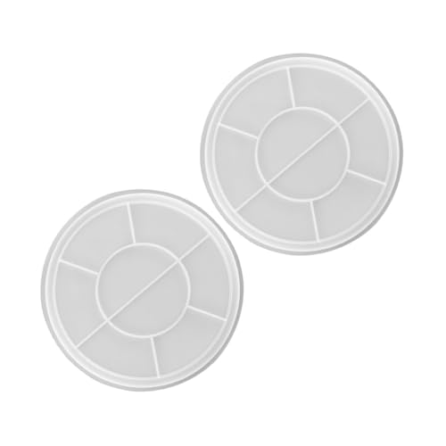 PartyKindom 2 Stück Silikonform für Runde Tabletts Flexible und Transparente Resin Gießform DIY Aufbewahrungs und Dekorationsschalen für Epoxidharz mit Hoher Haltbarkeit und Vielseitiger PartyKindom 2 Stück Silikonform für Runde Tabletts Flexible und Transparente Resin Gießform DIY Aufbewahrungs und Dekorationsschalen für Epoxidharz mit Hoher Haltbarkeit und Vielseitiger von PartyKindom
