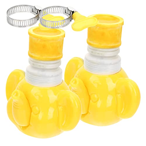 PartyKindom 2 Stück Spritz Wasserhahn Verlängerung Drehbarer Spritzschutz Universeller Wasserhahn Aufsatz für Küche und Bad Wasser Sparend Einfache Installation Spülsieb Zufällige Farbe von PartyKindom