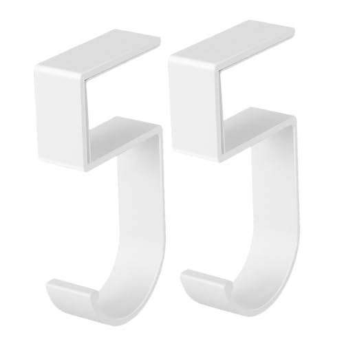 PartyKindom 2 Stück Teiliges Aluminiumlegierung Tischhaken Kompakt Platzsparend und Belastbar als Handtaschenhalter für Schreibtisch und Schrank Modernes Design Passend für Wohn von PartyKindom
