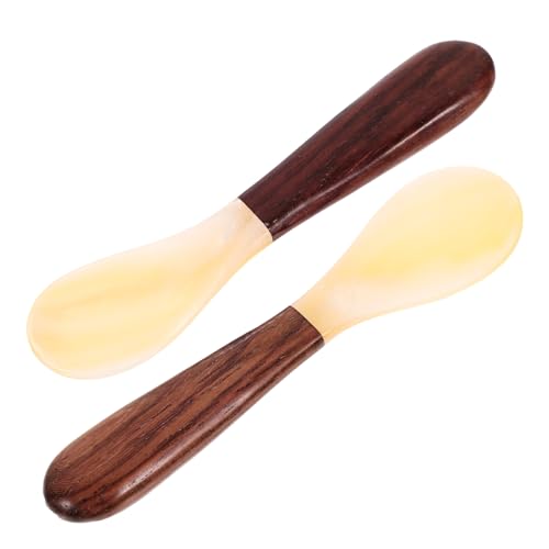 PartyKindom 2 Stück Teiliges Dessertlöffel Ebenholzgriff und Natürlichem Muschelmaterial Multifunktional Glatte Verarbeitung Komfortabel Geeignet für Zuhause Bar Zufällige Zufällige Farbe PartyKindom 2 Stück Teiliges Dessertlöffel Ebenholzgriff und Natürlichem Muschelmaterial Multifunktional Glatte Verarbeitung Komfortabel Geeignet für Zuhause Bar Zufällige Zufällige Farbe von PartyKindom