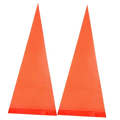 PartyKindom 2 Stück Teiliges Fahrradwarnflagge Hohe Sichtbarkeit Robustes Material Kompatibel mit Stangen Sicherheitsfahne für Sichere Kinderfahrradfahrten PartyKindom 2 Stück Teiliges Fahrradwarnflagge Hohe Sichtbarkeit Robustes Material Kompatibel mit Stangen Sicherheitsfahne für Sichere Kinderfahrradfahrten von PartyKindom