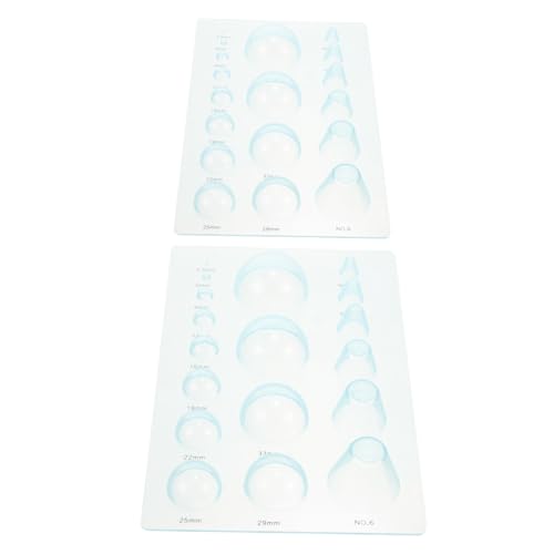 PartyKindom 2 Stück Teiliges Papier Quilling Werkzeug Halbkugel Schablonen Transparent Blau Kunststoff DIY Basteln Papierstreifen Zubehör für Kreative Papierkunst PartyKindom 2 Stück Teiliges Papier Quilling Werkzeug Halbkugel Schablonen Transparent Blau Kunststoff DIY Basteln Papierstreifen Zubehör für Kreative Papierkunst von PartyKindom