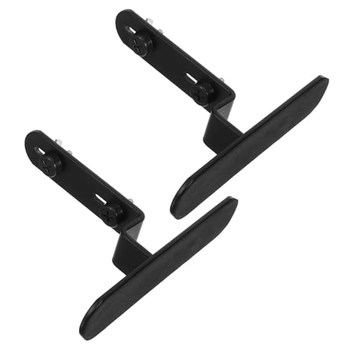 PartyKindom 2 Stück Teiliges Pegboard Wand Tischhalterungsset aus Metall Verstellbarer Pegboard Halter zur Optimalen Raumnutzung Vielseitiger Organizer für Büro Zuhause und Studio Schwarze von PartyKindom