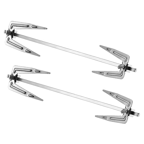 PartyKindom 2 Stück Teiliges Rotierendes Grillgabel Set Quadratisch Hitzebeständig für Brathähnchen und Grillfleisch Geeignet für Backofen und Bbq Zuhause PartyKindom 2 Stück Teiliges Rotierendes Grillgabel Set Quadratisch Hitzebeständig für Brathähnchen und Grillfleisch Geeignet für Backofen und Bbq Zuhause von PartyKindom