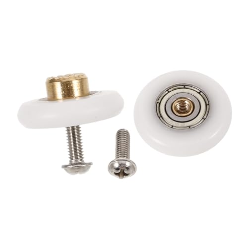 PartyKindom 2 Stück Teiliges Shower Door Roller mit Kupferachse und Schrauben Geräuschreduzierende Duschtür Ersatzrollen für Glas Schiebetüren Langlebige Verschleißfeste Badezimmer PartyKindom 2 Stück Teiliges Shower Door Roller mit Kupferachse und Schrauben Geräuschreduzierende Duschtür Ersatzrollen für Glas Schiebetüren Langlebige Verschleißfeste Badezimmer von PartyKindom