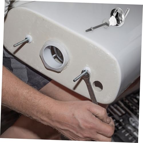 PartyKindom 2 Stück Teiliges Wc Sitz Befestigungsschrauben aus Rostfreiem Edelstahl Passend für Standard Toilettendeckel Einfache Montage Langlebig und Stabil für Zuhause von PartyKindom