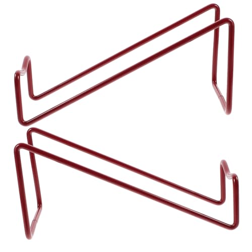 PartyKindom 2 Stück Teiliges Weinflaschenhalter aus Robustem Metall Moderner Platzsparender Flaschenständer für Küchenarbeitsplatte Langlebig für Wohn und Esszimmer Stilvoller Flaschenträger von PartyKindom