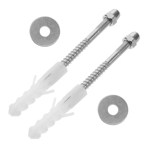 PartyKindom 2 Stück Toilettensitz Befestigungsschrauben Stabile Wc Sitz Halterung mit Dichtung Einfache Montage Geeignet für Wohn Gewerbebäder Zuverlässige Sitzbefestigung Zubehör PartyKindom 2 Stück Toilettensitz Befestigungsschrauben Stabile Wc Sitz Halterung mit Dichtung Einfache Montage Geeignet für Wohn Gewerbebäder Zuverlässige Sitzbefestigung Zubehör von PartyKindom