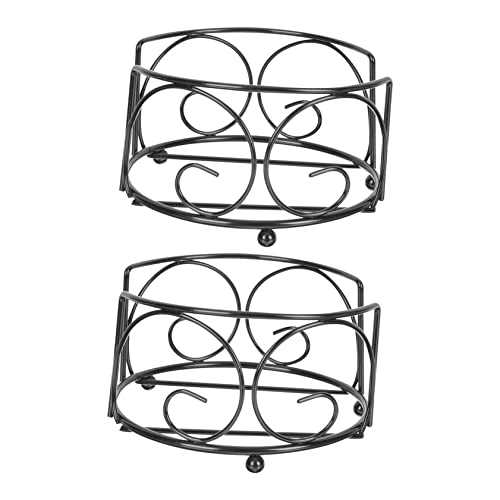 PartyKindom 2 Stück Untersetzer Halter Platzsparendes Organizer Regal für Tisch Multifunktionales Aufbewahrungsfach für Zuhause Büro Robuster Coaster Ständer zur Praktischen Ablage von PartyKindom
