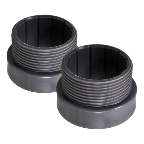 PartyKindom 2 Stück Verstellbarer Adapter mit Gewinde für Sonnenschirme im Garten Am Deck oder Pool Universeller Stützadapter von PartyKindom