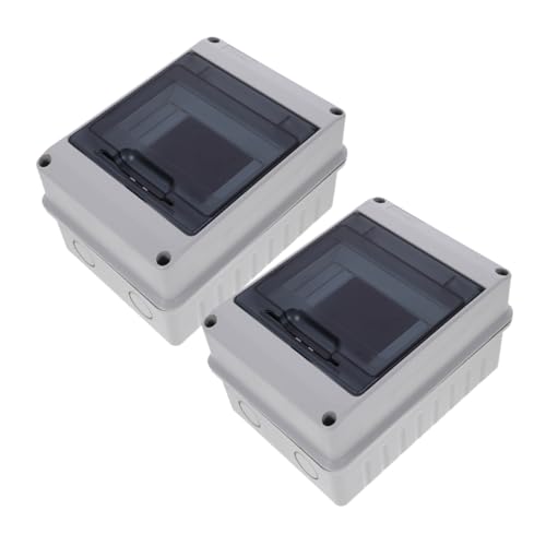 PartyKindom 2 Stück Verteilungsbox Fach Stromverteilung für Elektroinstallationen Büro und Außenbereichen PartyKindom 2 Stück Verteilungsbox Fach Stromverteilung für Elektroinstallationen Büro und Außenbereichen von PartyKindom