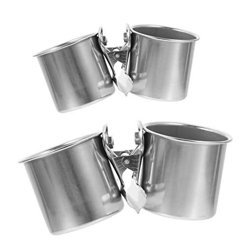 PartyKindom 2 Stück Vogel Futterbecher mit Clip Teilig Multifunktional als Futternapf und Wassernapf für Papageien und Kleine Vögel Stabiler Halter für Käfige Einfach zu Reinigen und PartyKindom 2 Stück Vogel Futterbecher mit Clip Teilig Multifunktional als Futternapf und Wassernapf für Papageien und Kleine Vögel Stabiler Halter für Käfige Einfach zu Reinigen und von PartyKindom