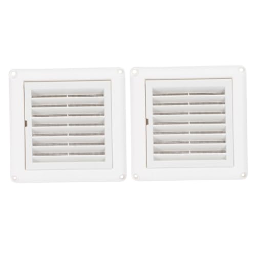PartyKindom 2 Stück Weiße Kunststoff Lüftungsgitter mit Insektenschutz Abluftgitter Wetterfest Langlebig für Außenbereich Einfache Montage PartyKindom 2 Stück Weiße Kunststoff Lüftungsgitter mit Insektenschutz Abluftgitter Wetterfest Langlebig für Außenbereich Einfache Montage von PartyKindom