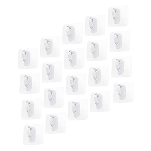 PartyKindom 20 Stücke Selbstklebende Wandhaken für Badezimmer Multifunktionale Sprühflaschenhalter Transparent Rostfrei Einfache Installation Hochtragfähig PartyKindom 20 Stücke Selbstklebende Wandhaken für Badezimmer Multifunktionale Sprühflaschenhalter Transparent Rostfrei Einfache Installation Hochtragfähig von PartyKindom
