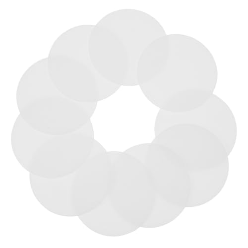 PartyKindom 20 Stück LED Einbaustrahler Diffusionsplatten Downlight Abdeckung Rund Flach Lichtstreuung Blendschutz für Deckenleuchten Einfache Montage Langlebig von PartyKindom