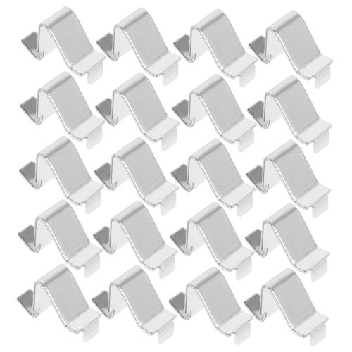 PartyKindom 20 Stück Metall Regalhalterungen Verstellbare Schrankregal Clips für Stabile Ablage Küchen und Aktenschränken für Metallregale und Verschiedene Designs PartyKindom 20 Stück Metall Regalhalterungen Verstellbare Schrankregal Clips für Stabile Ablage Küchen und Aktenschränken für Metallregale und Verschiedene Designs von PartyKindom