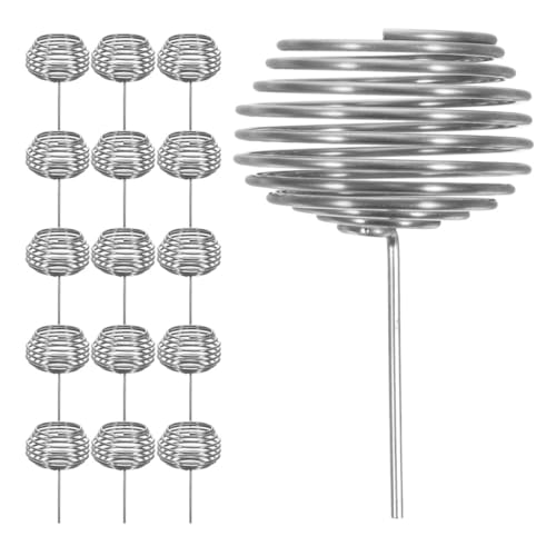 PartyKindom 20 Stück Teiliges Bonsai düngerkorb Rostfreiem Edelstahl Präzise Kugelförmige Düngerverteilung Langlebiger Gartendüngerhalter für Orchideen und Topfpflanzen Witterungsbeständig von PartyKindom