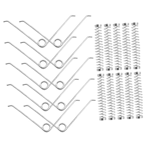 PartyKindom 20 Stück Teiliges Ersatzfedern Gartenscheren aus Rostfreiem Material V förmige Torsionsfedern und Druckfedern Flexible Langlebige Pruner Springs für Baumscheren und Gartengeräte PartyKindom 20 Stück Teiliges Ersatzfedern Gartenscheren aus Rostfreiem Material V förmige Torsionsfedern und Druckfedern Flexible Langlebige Pruner Springs für Baumscheren und Gartengeräte von PartyKindom