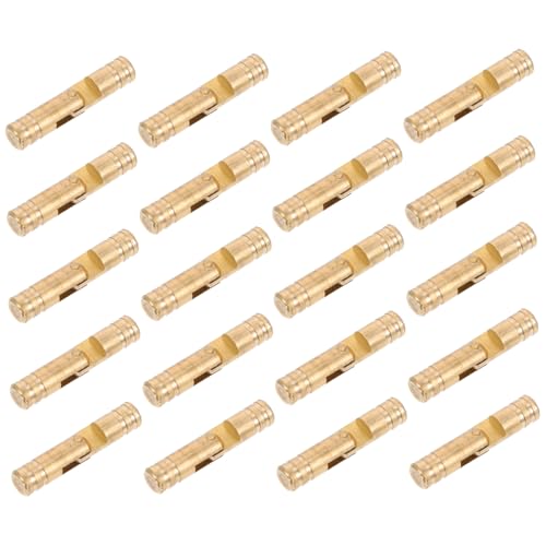 PartyKindom 20 Stück Teiliges Miniatur Kupfer Rundzylinderscharnier Verdeckte Scharniere für Holzbox Schmuckbox Geschenkbox Robust und Rostfrei Einfach zu Montieren Ersatzscharnier PartyKindom 20 Stück Teiliges Miniatur Kupfer Rundzylinderscharnier Verdeckte Scharniere für Holzbox Schmuckbox Geschenkbox Robust und Rostfrei Einfach zu Montieren Ersatzscharnier von PartyKindom
