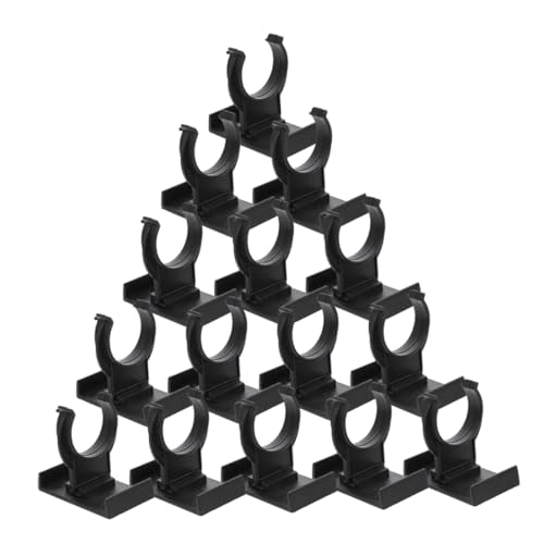 PartyKindom 20 Stück Verstellbare Schwarze PP Küchenschrank Füße Clips Robuste Sockelleistenhalterung mit Starker Tragkraft Einfach zu Montierende Plinth Kick Board Clips für Möbelbodenschutz PartyKindom 20 Stück Verstellbare Schwarze PP Küchenschrank Füße Clips Robuste Sockelleistenhalterung mit Starker Tragkraft Einfach zu Montierende Plinth Kick Board Clips für Möbelbodenschutz von PartyKindom