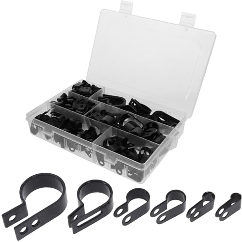PartyKindom Kabelklemmen Sortiment 200 Stück Nylon Clips für Kabelmanagement Kabelordnungsclips Einfache Installation Robust und Langlebig mit Aufbewahrungsbox für Verschiedene Kabelgrößen PartyKindom Kabelklemmen Sortiment 200 Stück Nylon Clips für Kabelmanagement Kabelordnungsclips Einfache Installation Robust und Langlebig mit Aufbewahrungsbox für Verschiedene Kabelgrößen von PartyKindom
