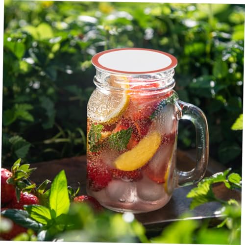 PartyKindom 24 Stück Teiliges Tinplate Deckel für Einmachgläser Rostbeständig Wiederverwendbar Spülmaschinenfest Öffnung Luftdichter Verschluss für Lebensmittelaufbewahrung und Fermentation von PartyKindom