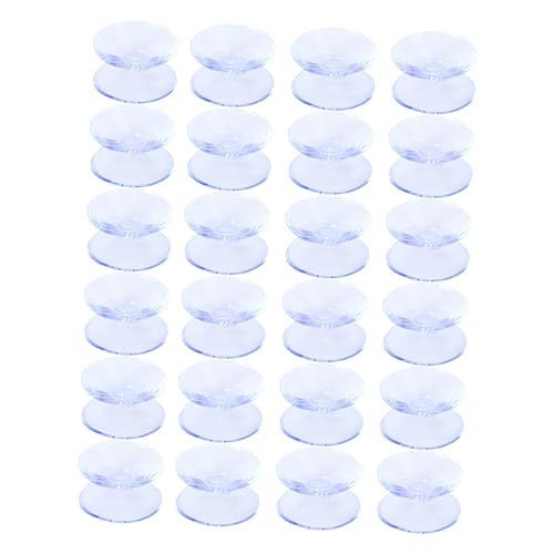 PartyKindom 24stücke rutschfeste Saugnäpfe Für Glasplatten Transparente Tischpuffer Aus Silikon Doppelseitige Möbelpolster Für Sichere Trennung Und Dämpfung Geeignet Für Esstische Und Dekorati von PartyKindom