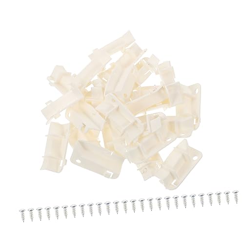 PartyKindom 25 Stück Deckenlampe Befestigungsschnallen Drehbare Clips für Lampenschirm Diy Zubehör für Deckenleuchten Weiß Stabil und Installieren von PartyKindom