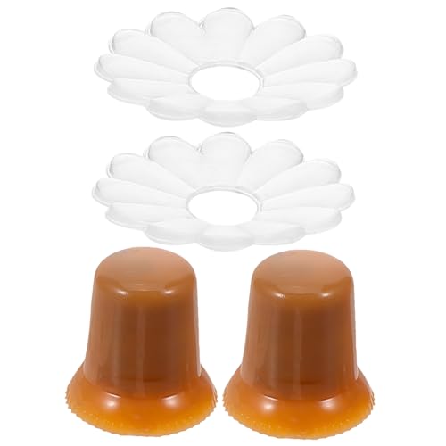 PartyKindom 2Sätze Regenschirm Zubehör Ersatzschutzkappen für Sonnenschirme und Regenschirme Leicht Verschleißfest Schutz vor Kratzern und Dellen von PartyKindom