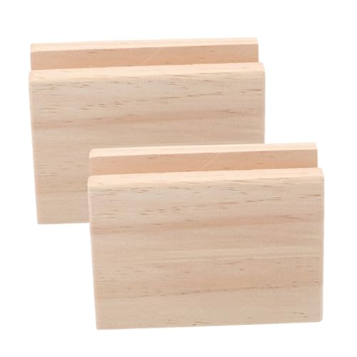 PartyKindom 2Stücke Betterhöhungen Robustem Holz Möbelheber zur Erhöhung von Betten und Sofas Einfache Installation ohne Werkzeug für Verschiedene Möbeltypen von PartyKindom