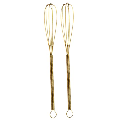 PartyKindom 2Stücke Ergonomische Eierschläger aus Multifunktionale Handmixer für Schnelle und Effiziente Zubereitung von Eiern und Soßen der Küche von PartyKindom