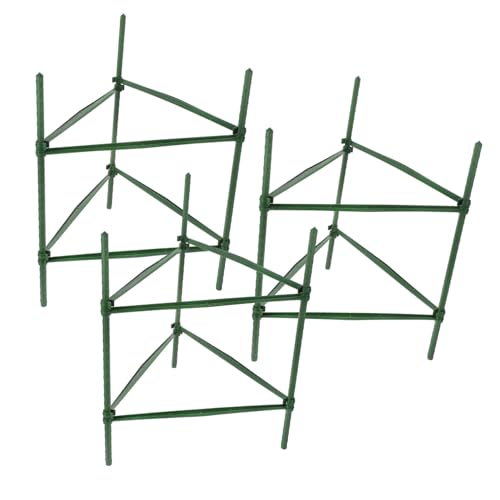 PartyKindom 3 Sätze Pflanzstützen Tomaten Rankgerüst Dreieckiger Pflanzkäfig Pflanzrahmen aus und Kunststoff für Gemüse Garten Kletterpflanzen Unterstützung PartyKindom 3 Sätze Pflanzstützen Tomaten Rankgerüst Dreieckiger Pflanzkäfig Pflanzrahmen aus und Kunststoff für Gemüse Garten Kletterpflanzen Unterstützung von PartyKindom