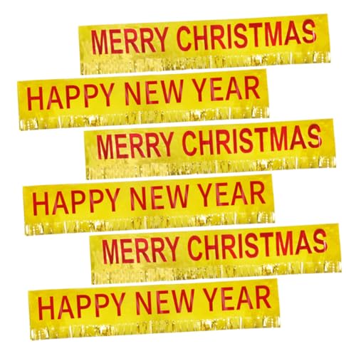 PartyKindom 3 Sätze Weihnachts und Neujahrs Fransenbanner Bunte Party Deko Leicht Hängend Wetterfest für und Schulfeiern Lebendige Farben für Festliche Atmosphäre PartyKindom 3 Sätze Weihnachts und Neujahrs Fransenbanner Bunte Party Deko Leicht Hängend Wetterfest für und Schulfeiern Lebendige Farben für Festliche Atmosphäre von PartyKindom