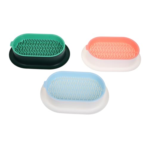 PartyKindom 3 Stück Katzengras Pflanzschalen Teiliges Hydroponisches Anzucht für Katzen Erdfreie Pflanzenbox für Katzengras und Praktisch für Wohnung und von PartyKindom