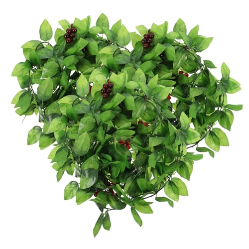 PartyKindom 3 Stück Künstliche Weintrauben Reben Realistische Simulation für Hausdekoration Fotorequisiten Fruchtladen Langlebige Grüne Hängepflanzen Drinnen und Draußen PartyKindom 3 Stück Künstliche Weintrauben Reben Realistische Simulation für Hausdekoration Fotorequisiten Fruchtladen Langlebige Grüne Hängepflanzen Drinnen und Draußen von PartyKindom