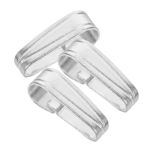 PartyKindom 3 Stück Teiliges Silber Klemmbügel Pinch Bails Praktische Halskettenclip Anhängerverbinder für DIY Schmuckherstellung Einfach zu Montieren Kompakt und Tragbar für Armbänder und PartyKindom 3 Stück Teiliges Silber Klemmbügel Pinch Bails Praktische Halskettenclip Anhängerverbinder für DIY Schmuckherstellung Einfach zu Montieren Kompakt und Tragbar für Armbänder und von PartyKindom