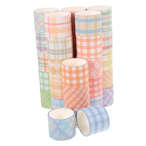 PartyKindom 30 Rollen Teiliges Washi Tape Set Selbstklebende Bunte DIY Klebebänder Hochwertigem Washi Material Leichtes Scrapbooking Dekorationsband für Tagebücher Planer Kalender und PartyKindom 30 Rollen Teiliges Washi Tape Set Selbstklebende Bunte DIY Klebebänder Hochwertigem Washi Material Leichtes Scrapbooking Dekorationsband für Tagebücher Planer Kalender und von PartyKindom