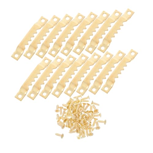 PartyKindom 30Er-Set Robuste Aufhänger mit Schrauben für Fotowände Gemälde und Leinwandkunst Einfache Montage Eleganter Halt und Doppelseitige Struktur PartyKindom 30Er-Set Robuste Aufhänger mit Schrauben für Fotowände Gemälde und Leinwandkunst Einfache Montage Eleganter Halt und Doppelseitige Struktur von PartyKindom