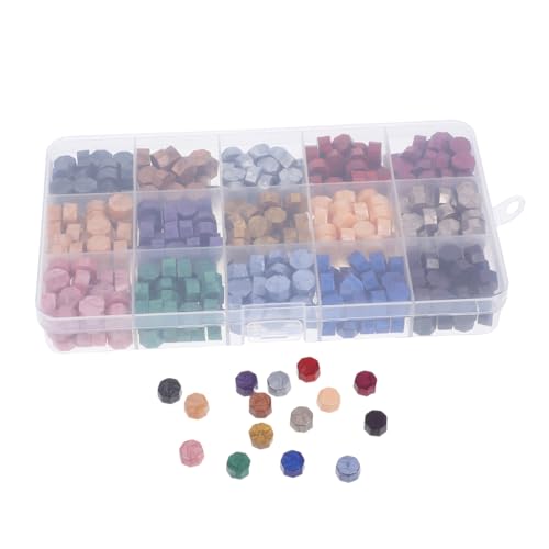 PartyKindom 375 Stück Wachsiegel Kit Wachsperlen für Siegelstempel für Hochzeitseinladungen Briefumschläge Diy Dekorationen Hochwertige Siegelwachsperlen Verschiedenen Farben PartyKindom 375 Stück Wachsiegel Kit Wachsperlen für Siegelstempel für Hochzeitseinladungen Briefumschläge Diy Dekorationen Hochwertige Siegelwachsperlen Verschiedenen Farben von PartyKindom