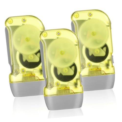 PartyKindom 3Stücke Handkurbel Taschenlampe LED Campinglampe Mit Lichtern Verschiedenen Farben Dynamo Betrieben Für Outdoor Aktivitäten Notfälle von PartyKindom