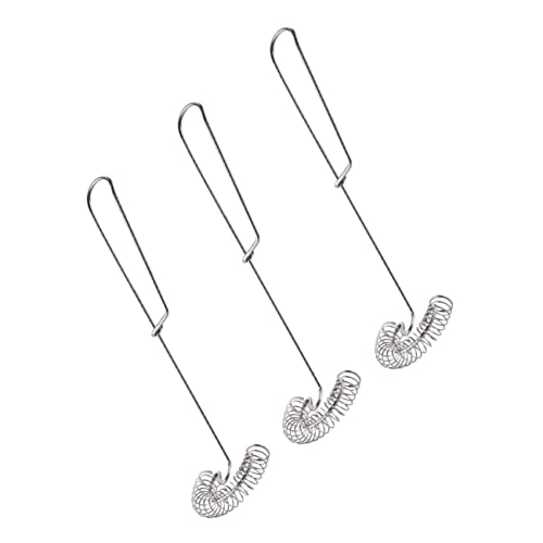 PartyKindom 3 Stück Eier Rührgerät Manueller Feder Schneebesen für Sahne und Ei Ergonomisches Küchengerät Handmixer zum Rühren und Einfach zu Reinigen und Effektiv von PartyKindom