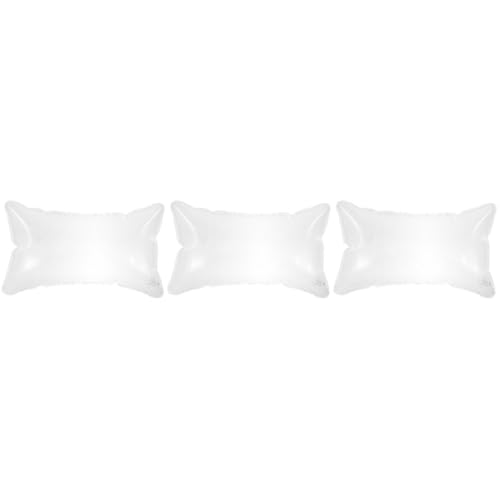 PartyKindom 3stücke Aufblasbares Kissen Für Camping Transparentes Ergonomisches Kissen Material Tragbar Und Platzsparend Für Outdoor-aktivitäten von PartyKindom